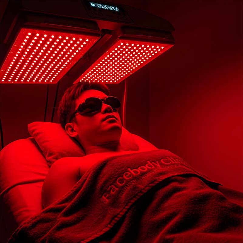 หลังปลูกผม รักษาแผล และเร่งการเจริญเติบโต ด้วย Red Light Therapy