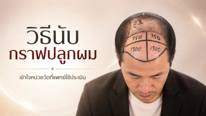 กราฟปลูกผมคืออะไร คำตอบคือ "follicular unit graft" หรือกลุ่มของรากผม 1–4 เส้นที่อยู่ใน follicular unit เดียวกันโดยธรรมชาติ